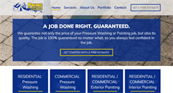 Desktop Screenshot of primepressurewashingbr.com