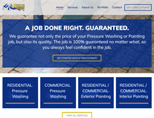 Tablet Screenshot of primepressurewashingbr.com